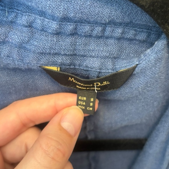 Massimo Dutti linen Shirt Dress Small - Picture 15 of 15